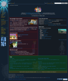 The Infosphere front page as of 15 September, 2013.png