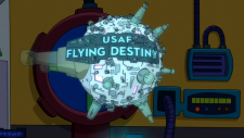 Futurama In-A-Gadda-Da-Leela USAF Flying Destiny.png